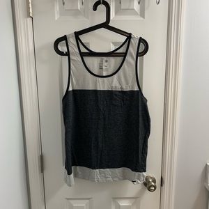 Dark grey/Grey Colorblock On The Byas Tank Top